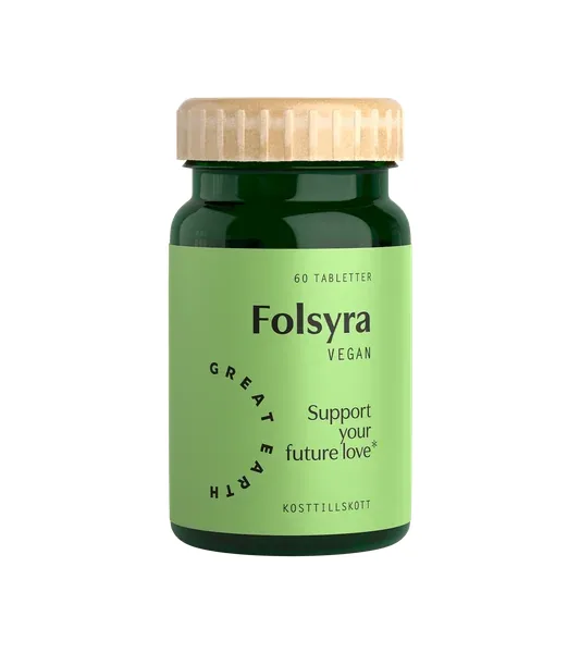 Great Earth Folsyra 60 tabletter