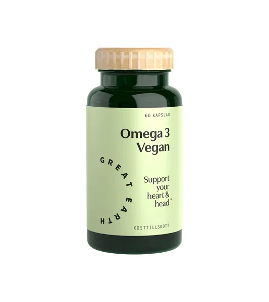 Great Earth Omega-3 Vegan 60 kapslar