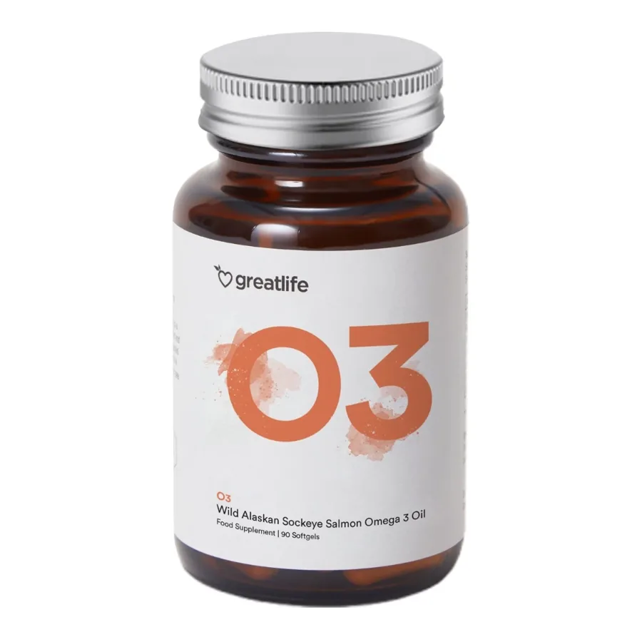 Greatlife Sockeye Omega-3 90 kapslar