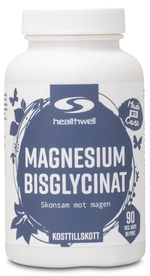 Healthwell Mg-bisglycinat 90 kaps