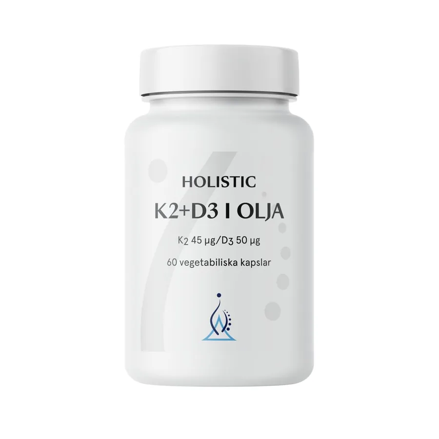 Holistic K2+D3 60 kapslar