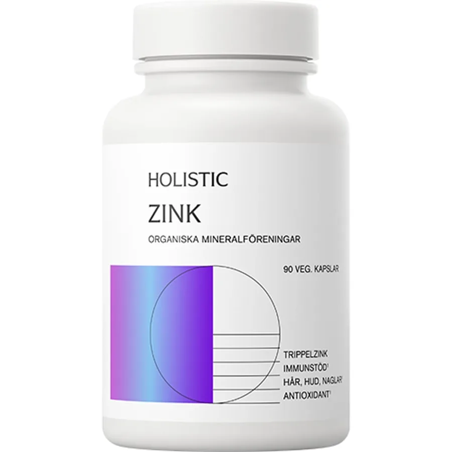 Holistic Zink Komplex 25mg 90 kapslar