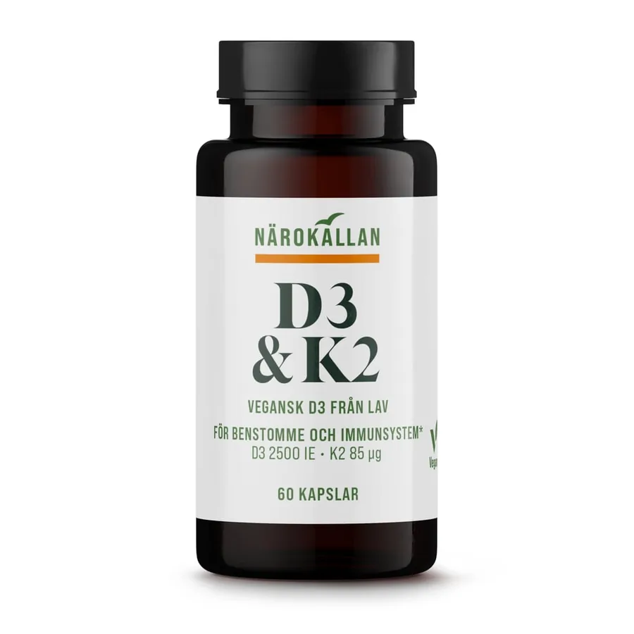Närokällan D3 & K2 60 kapslar