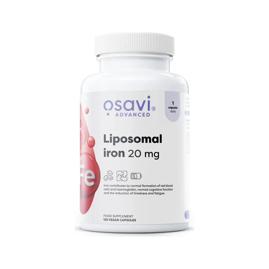 Osavi Liposomal Iron 20 mg 120 kaps