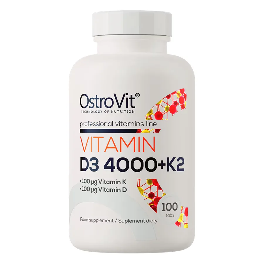 OstroVit D3 4000 + K2 100 tabl