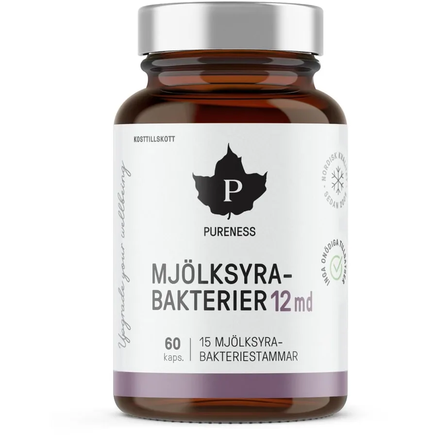 Pureness Mjölksyrabakterier 60 kapslar