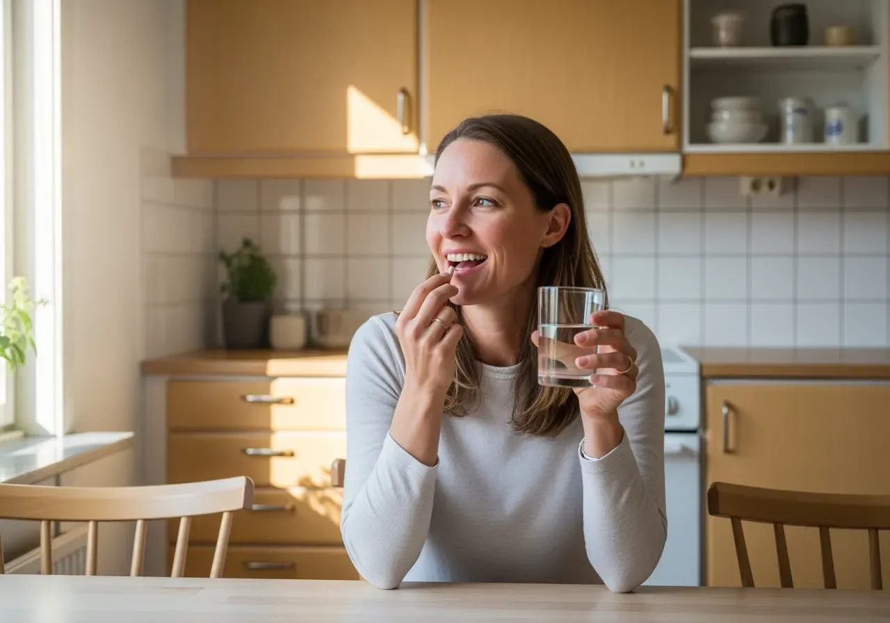 Hud och hormoner med kollagen