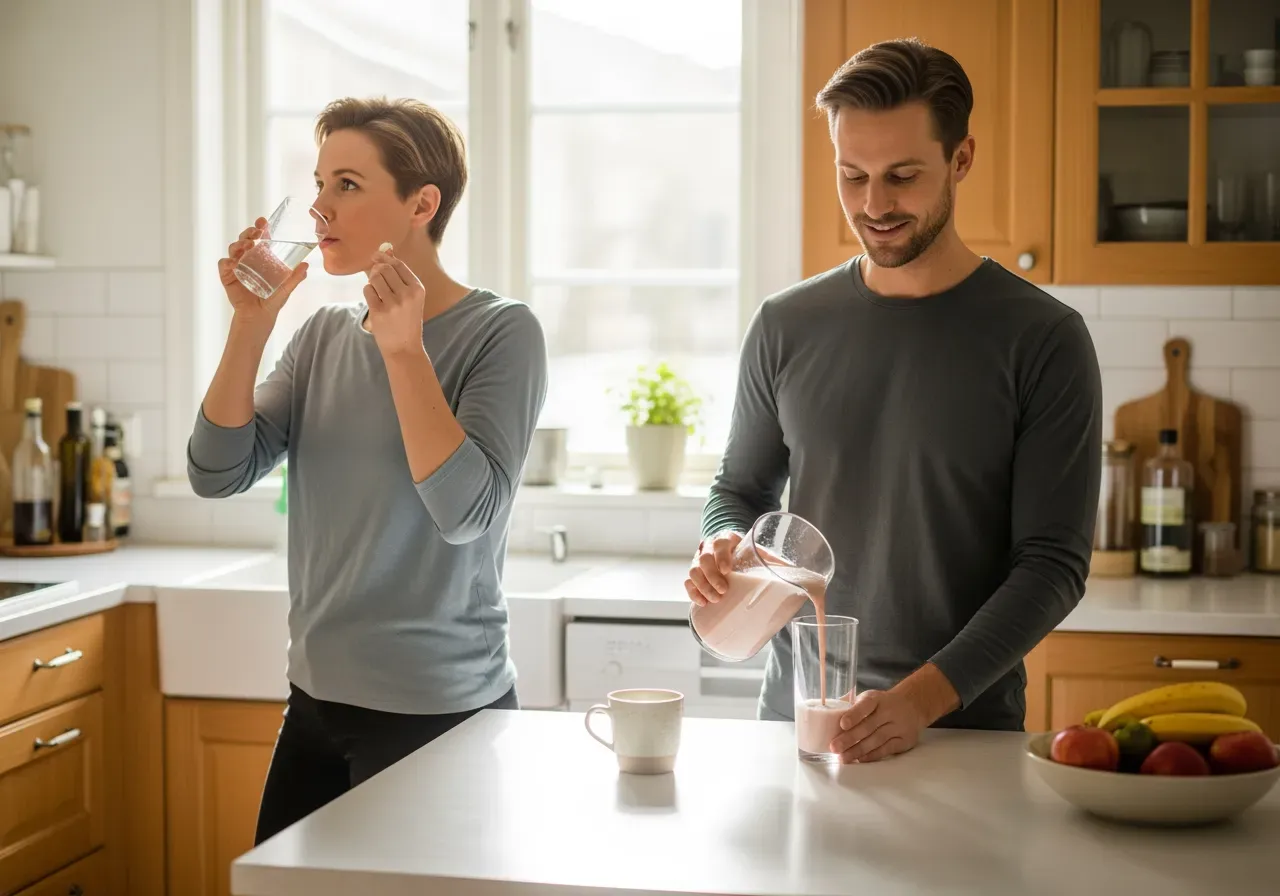 Enzymer och saltsyra för magen