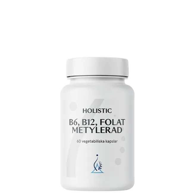 B6 B12 Folat Metylerad 60 kapslar Holistic