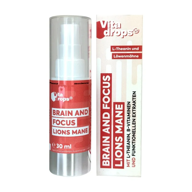 Brain and focus Lions Mane 30 ml Vitadrops