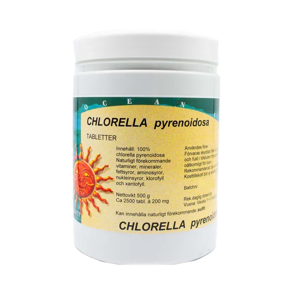 Chlorella Pyrenoidosa 2500 tabletter Colormaris