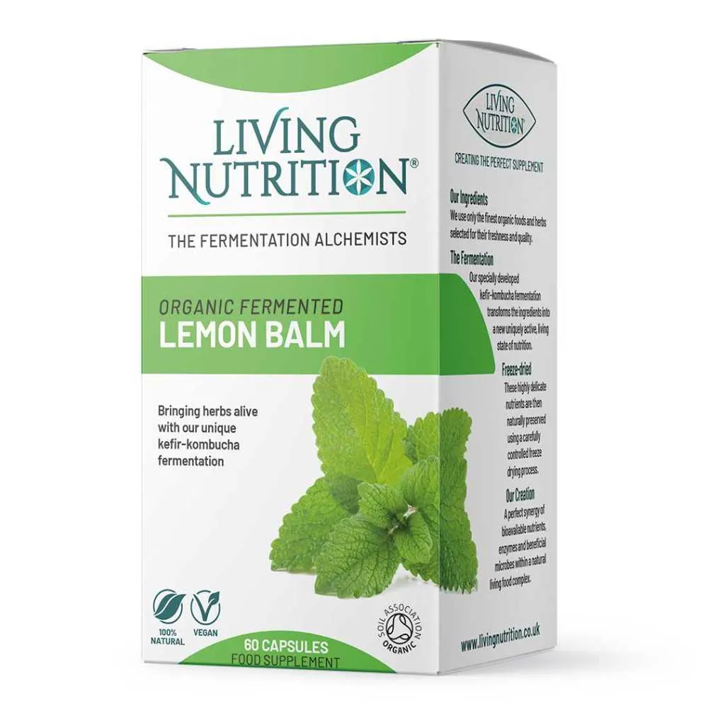 Citronmeliss 60 kaps Living Nutrition
