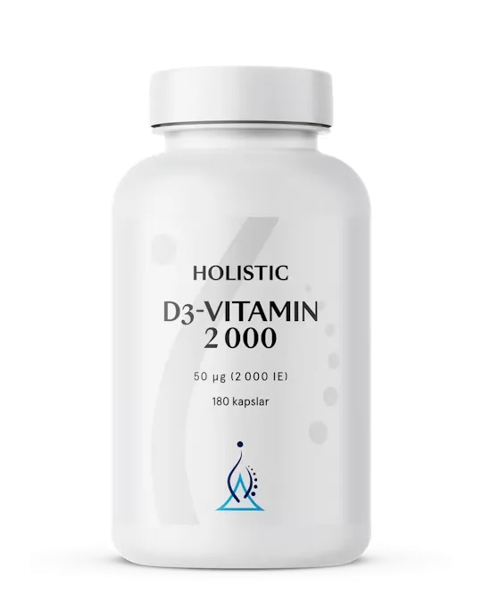 D3-Vitamin 2000 Holistic - 180 kapslar