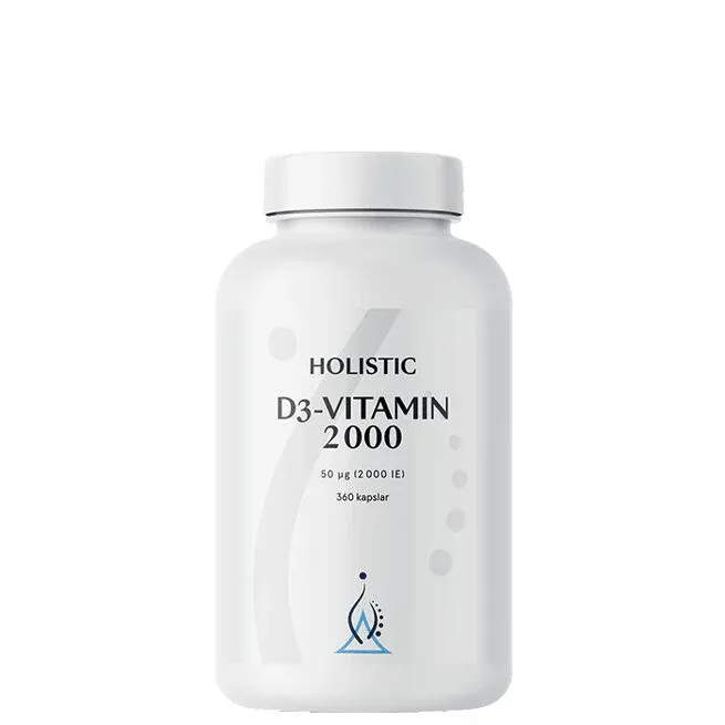D3-Vitamin 2000 Holistic - 360 kapslar