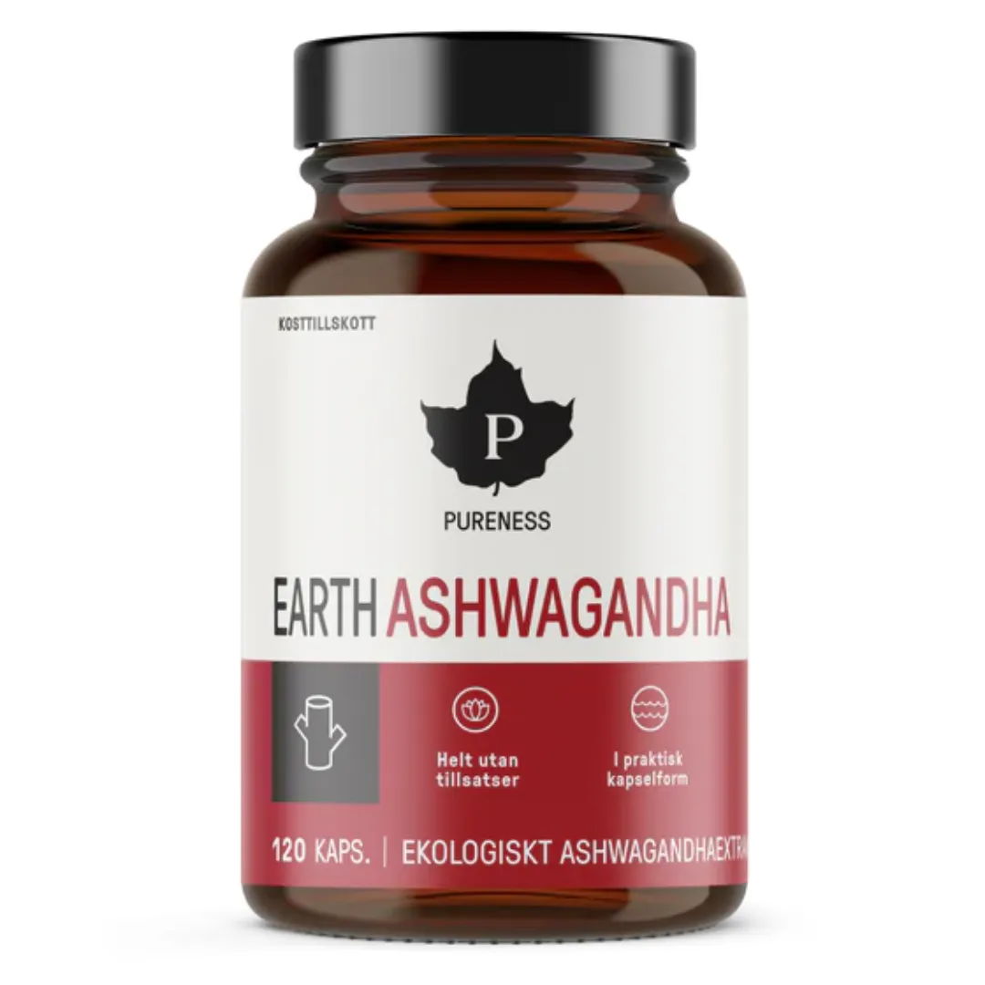 EARTH Ashwagandha 120 kapslar Pureness