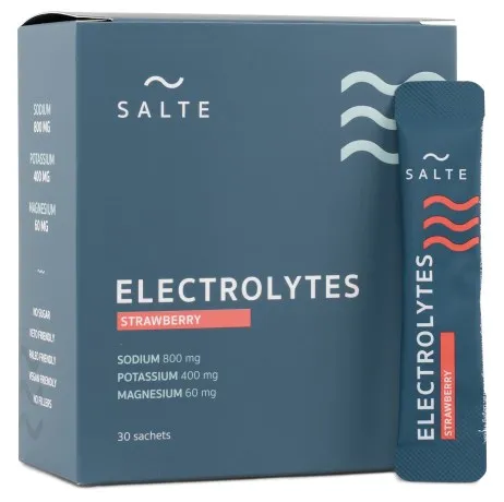 Elektrolyter Jordgubb 30-pack SALTE