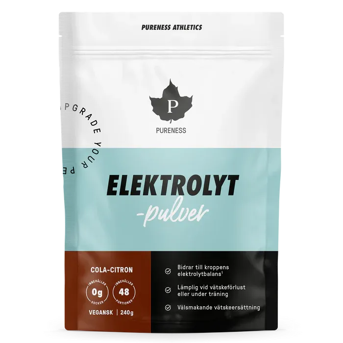 Elektrolytpulver Cola Citron 240g Pureness