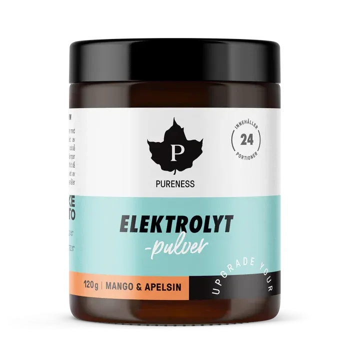 Elektrolytpulver Mango & Apelsin 120 gram Pureness