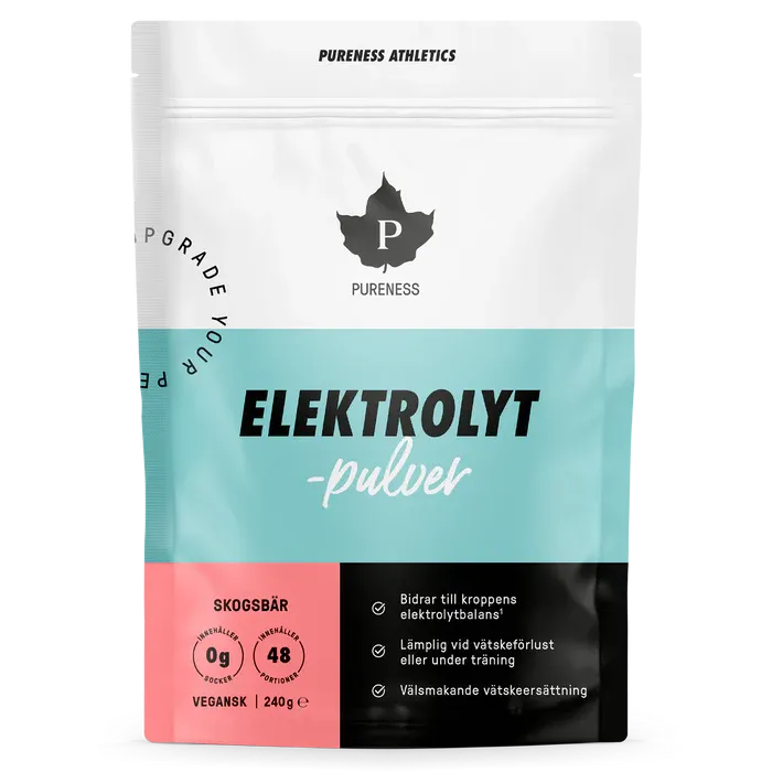 Elektrolytpulver Skogsbär 240 gram Pureness