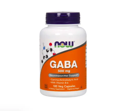 GABA 500 mg 100 kapslar Now Foods