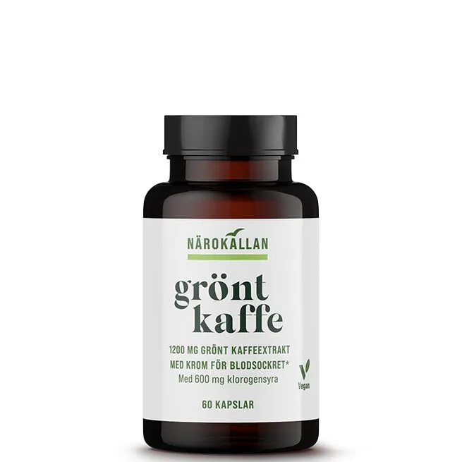 Grönt Kaffe & Krom 60 kapslar Närokällan