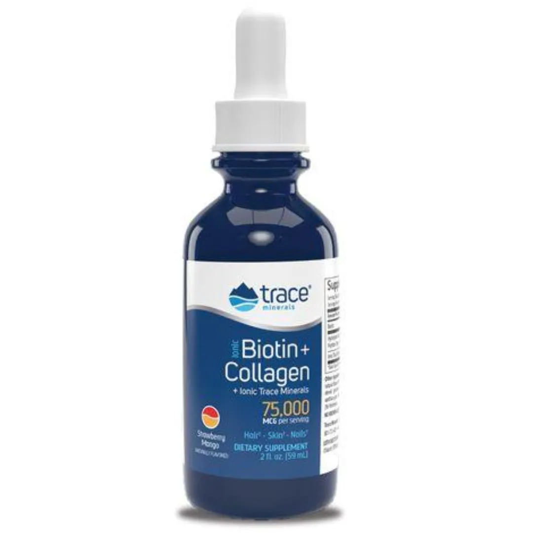 Ionic Biotin & Collagen 2 oz 59ml Trace Minerals