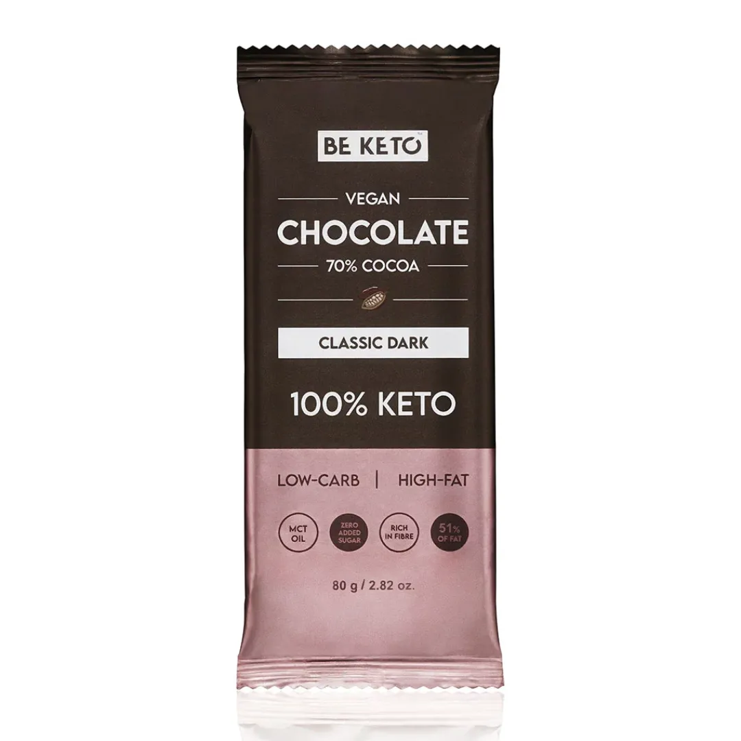 KETO Chocolate Classic Dark 80g BeKeto