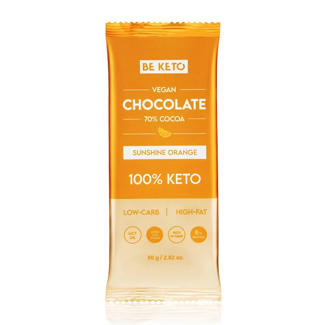 KETO Chocolate Sunshine Orange 80g BeKeto