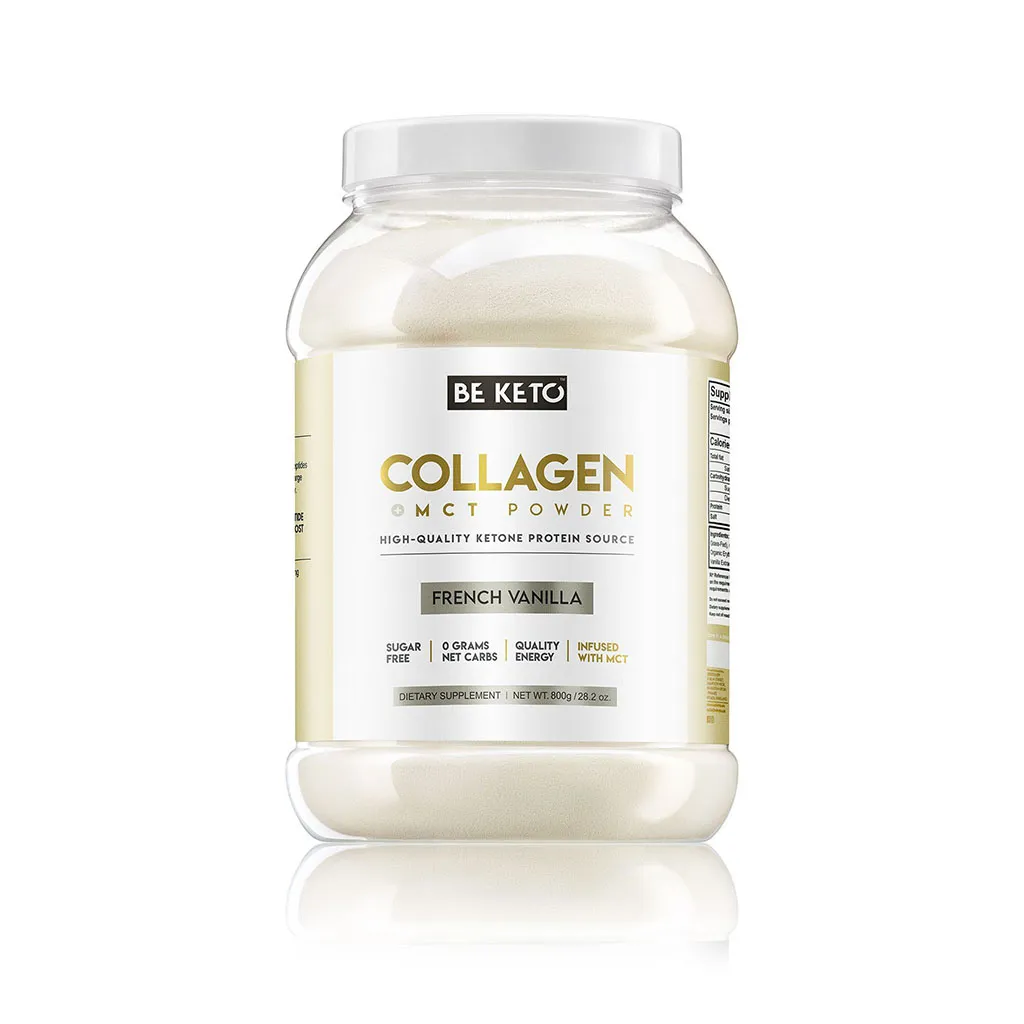 KETO Collagen + MCT Oil French Vanilla 800g BeKeto
