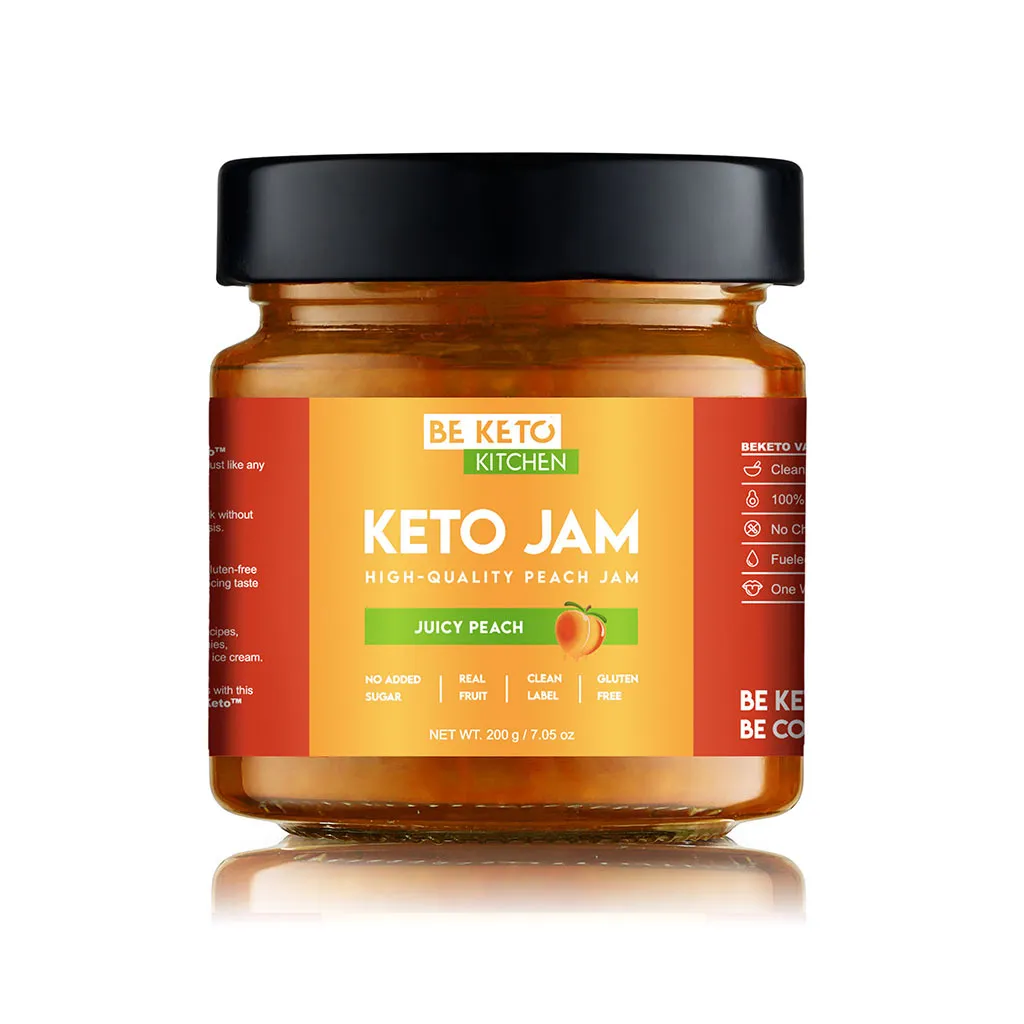 KETO Jam Juicy Peach 200g