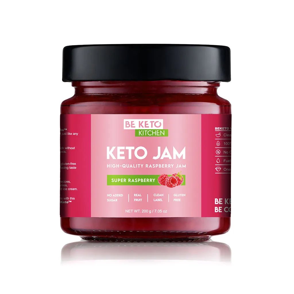 KETO Jam Super Raspberry 200g BeKeto
