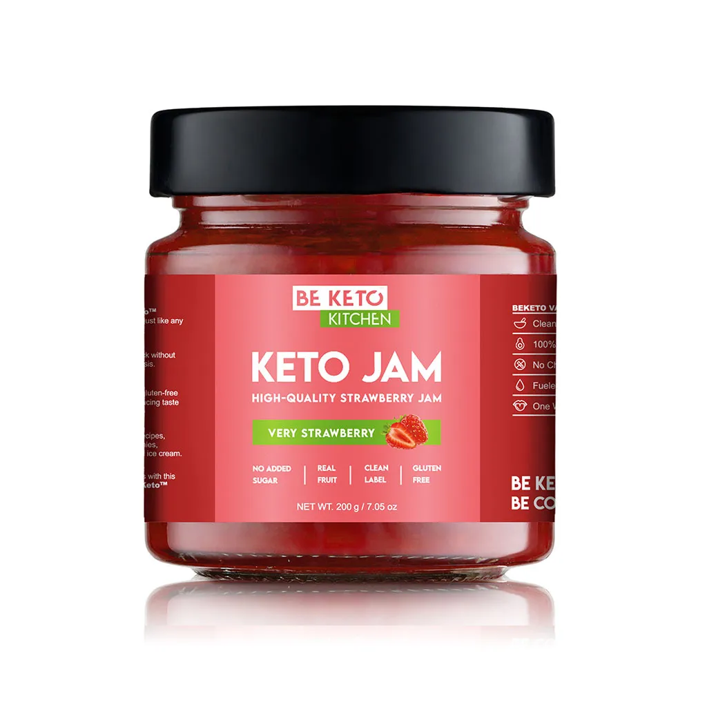 KETO Jam Very Strawberry 200g BeKeto