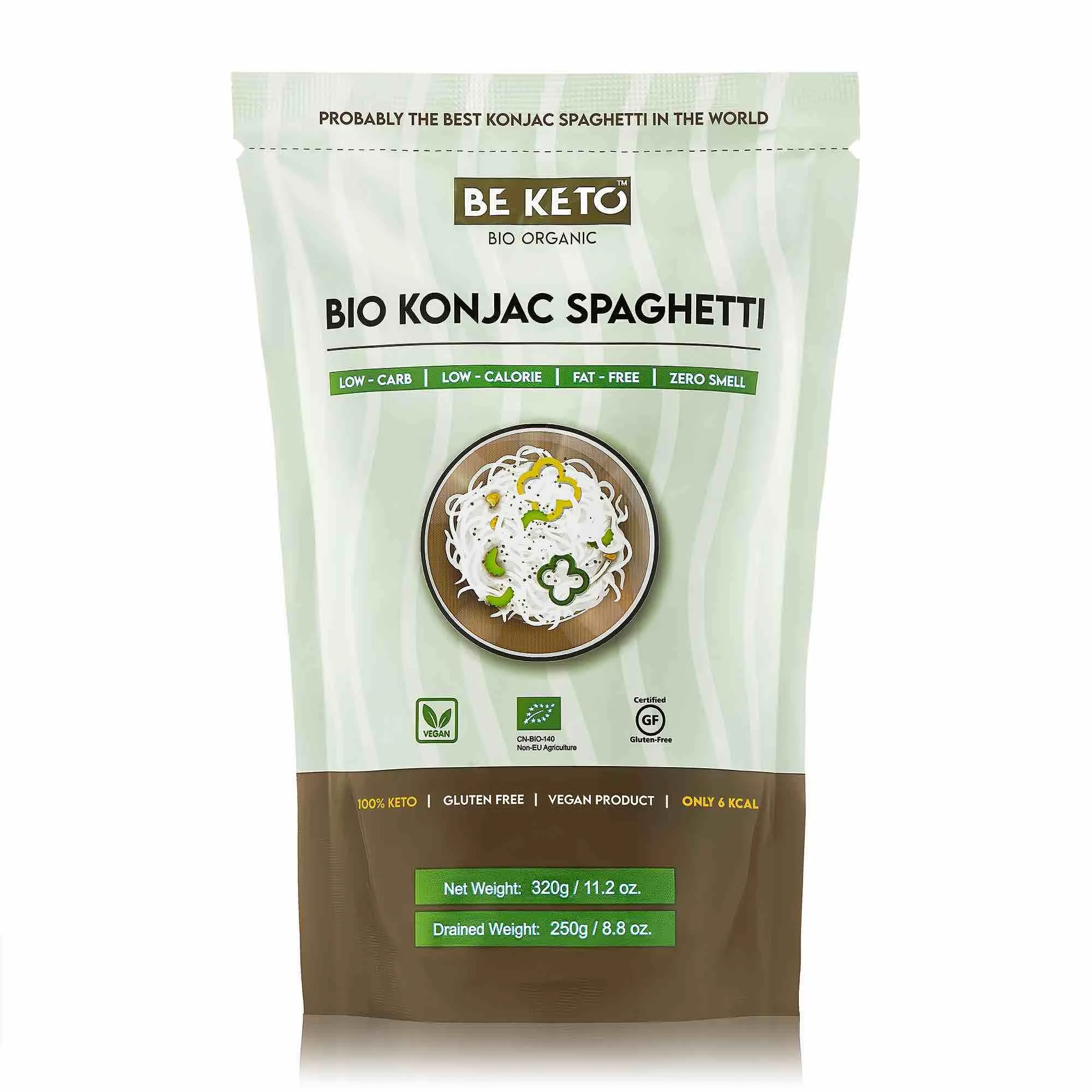 KETO Konjac EKO Spaghetti 320g BeKeto
