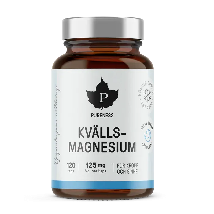 Kvällsmagnesium Pureness - 120 kapslar