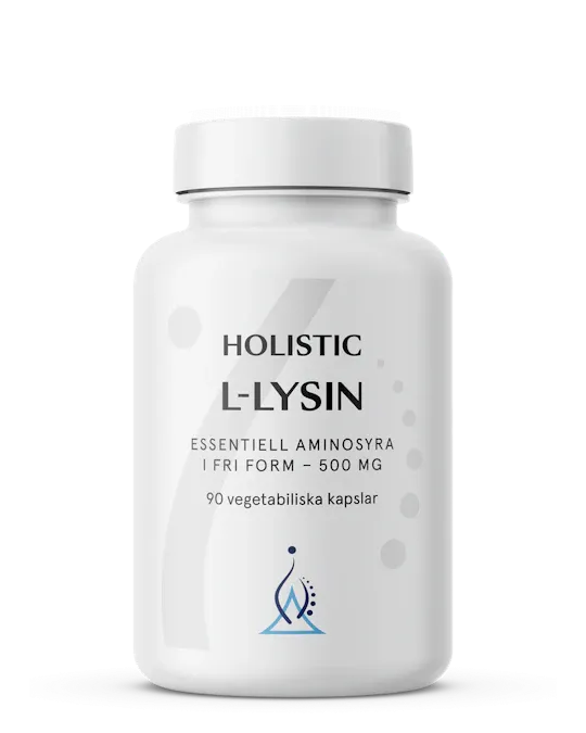 L-Lysin 500 mg, 90 kapslar Holistic
