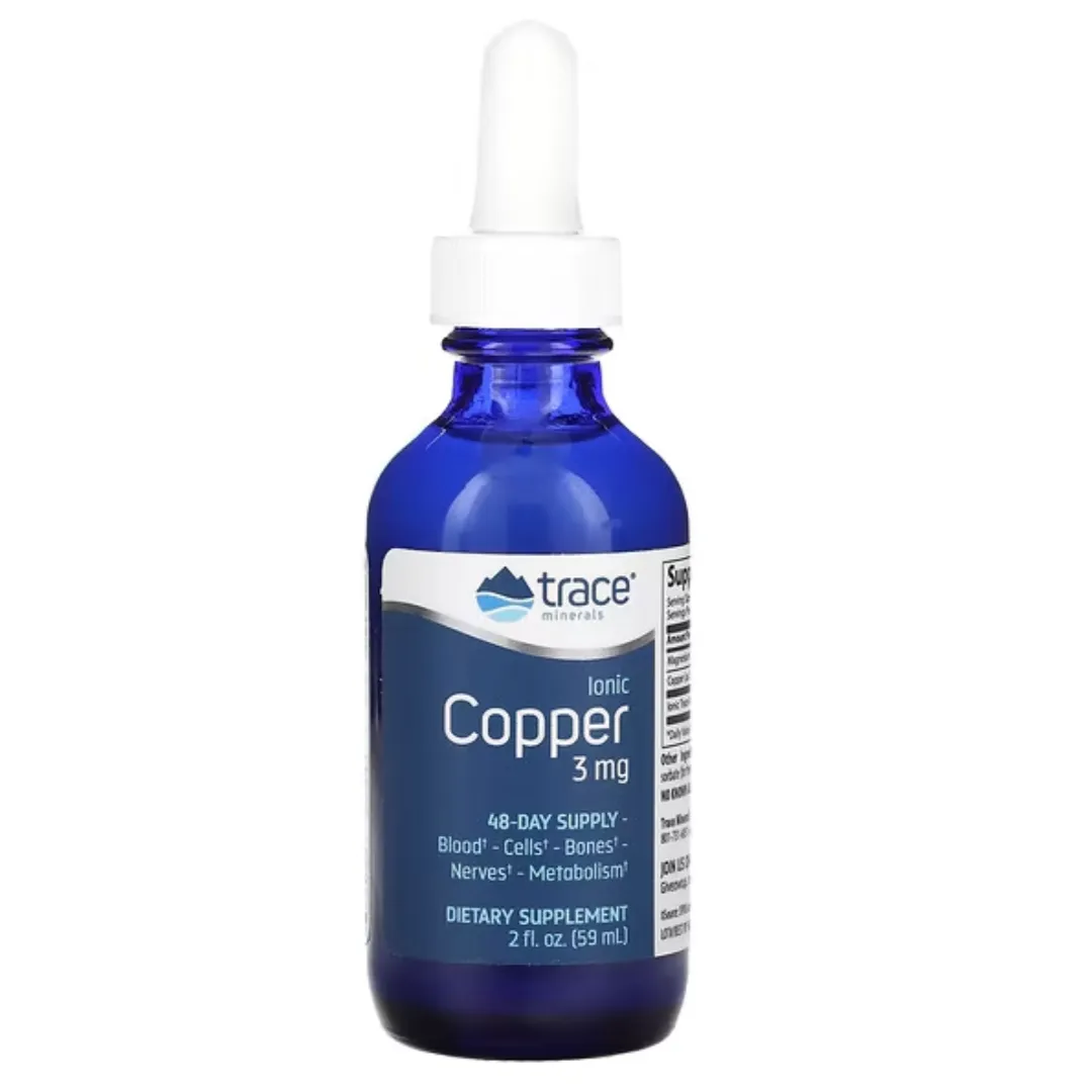 Liquid Ionic Copper 2 oz 59ml Trace Minerals