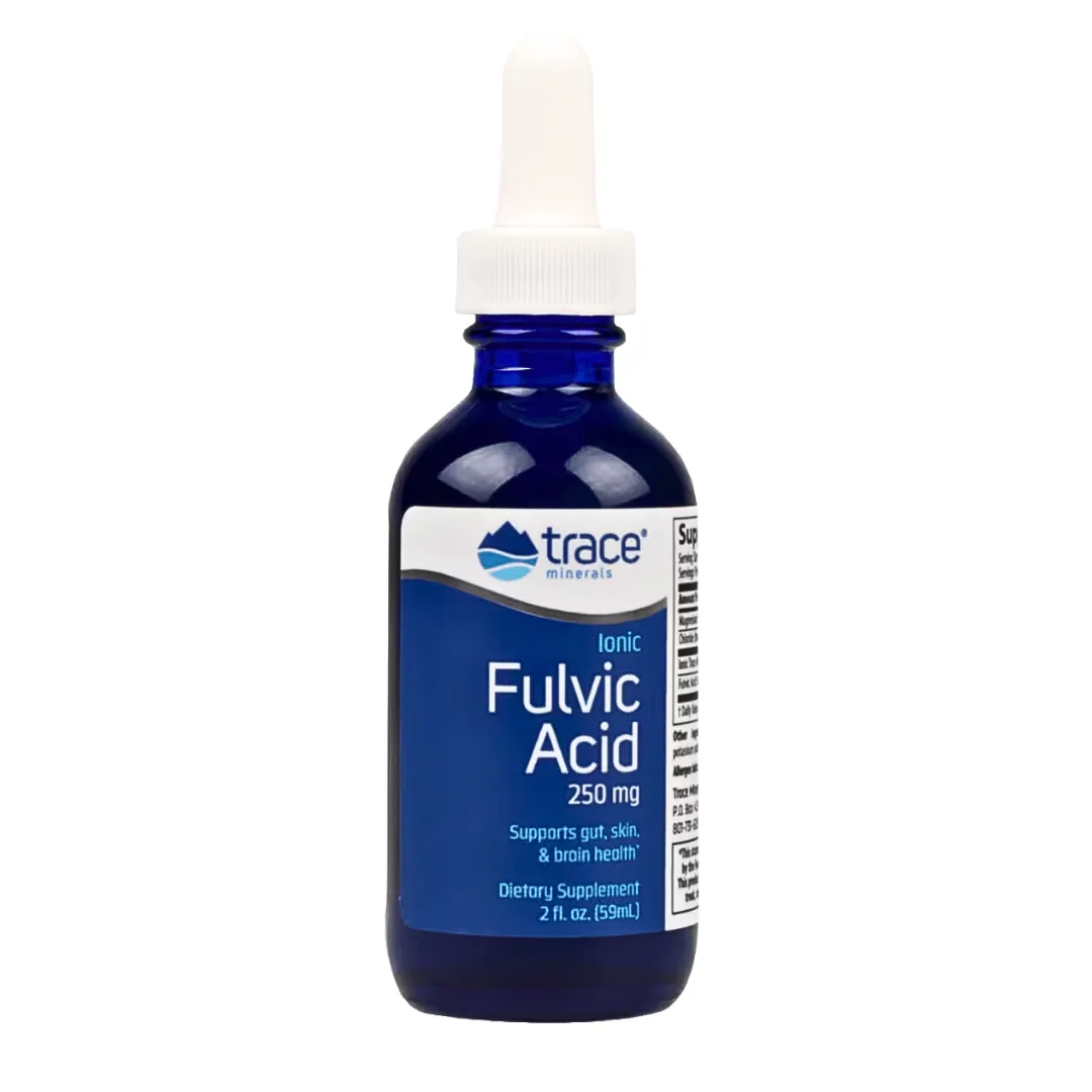Liquid Ionic Fulvic Acid (250mg) 2 oz 59ml Trace Minerals
