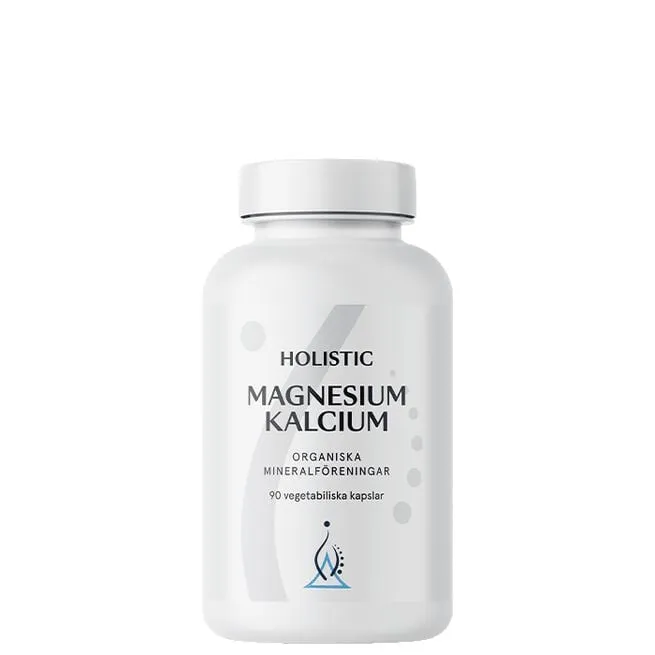 Magnesium Kalcium 90 kapslar Holistic