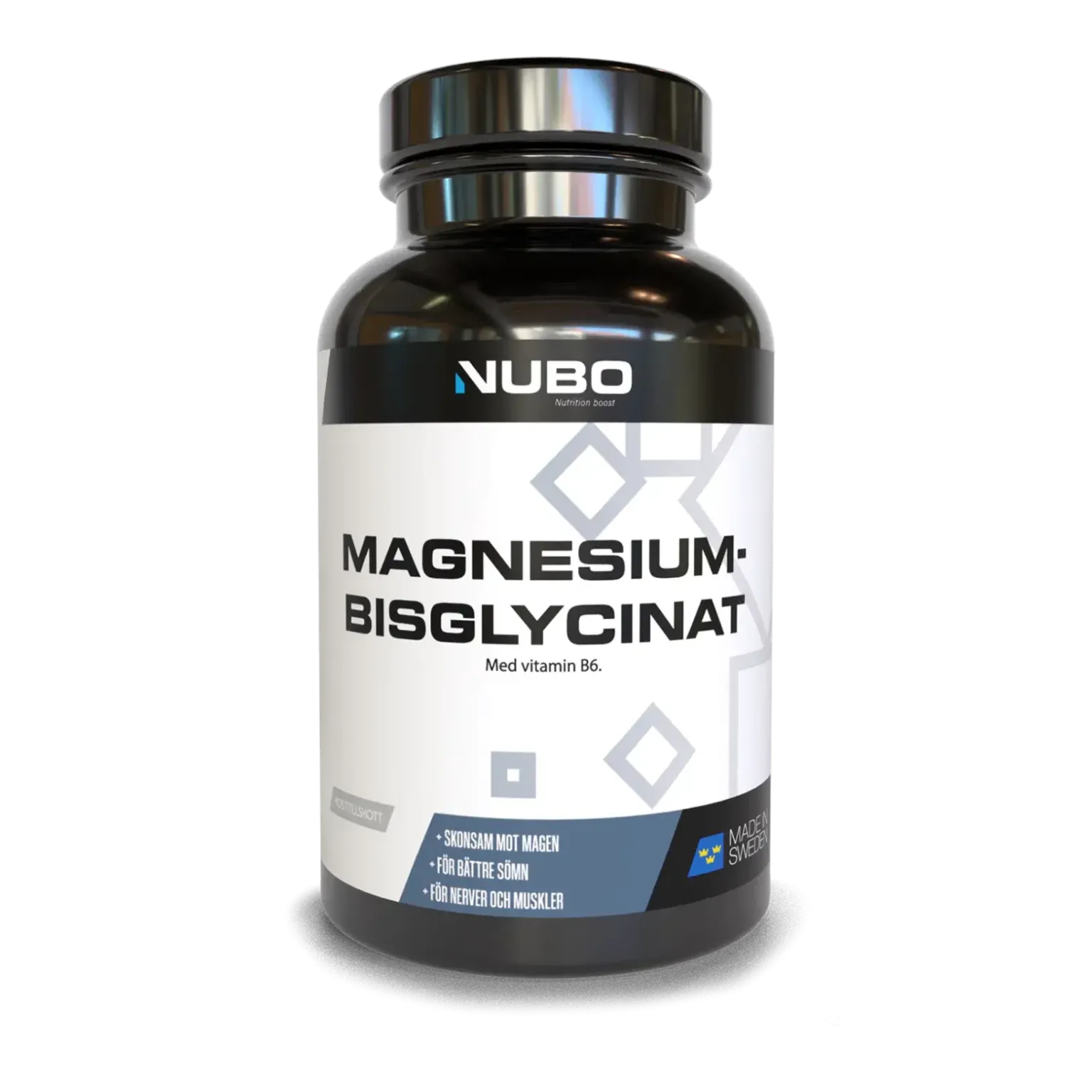 Magnesiumbisglycinat 120 kapslar Nubo