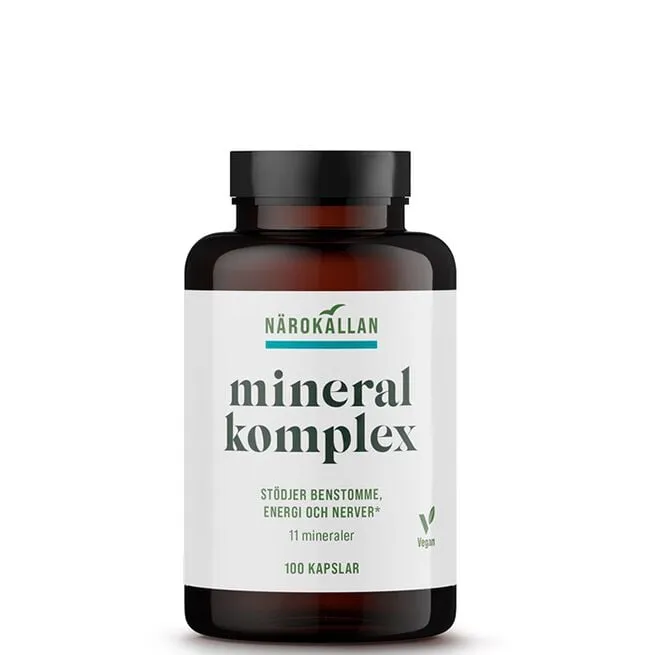 Mineralkomplex 100 kapslar Närokällan