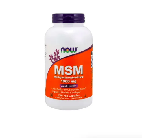 MSM 1000 mg 240 kapslar Now Foods