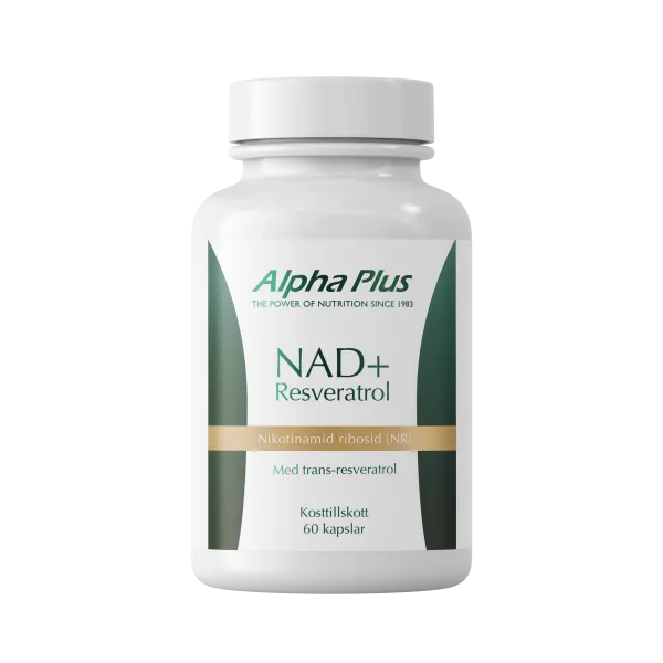 NAD+ Resveratrol 60 kapslar Alpha Plus