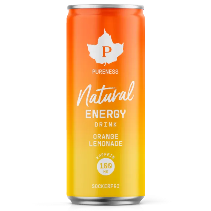 Natural Energy Drink Orange Lemonade 330 ml Pureness