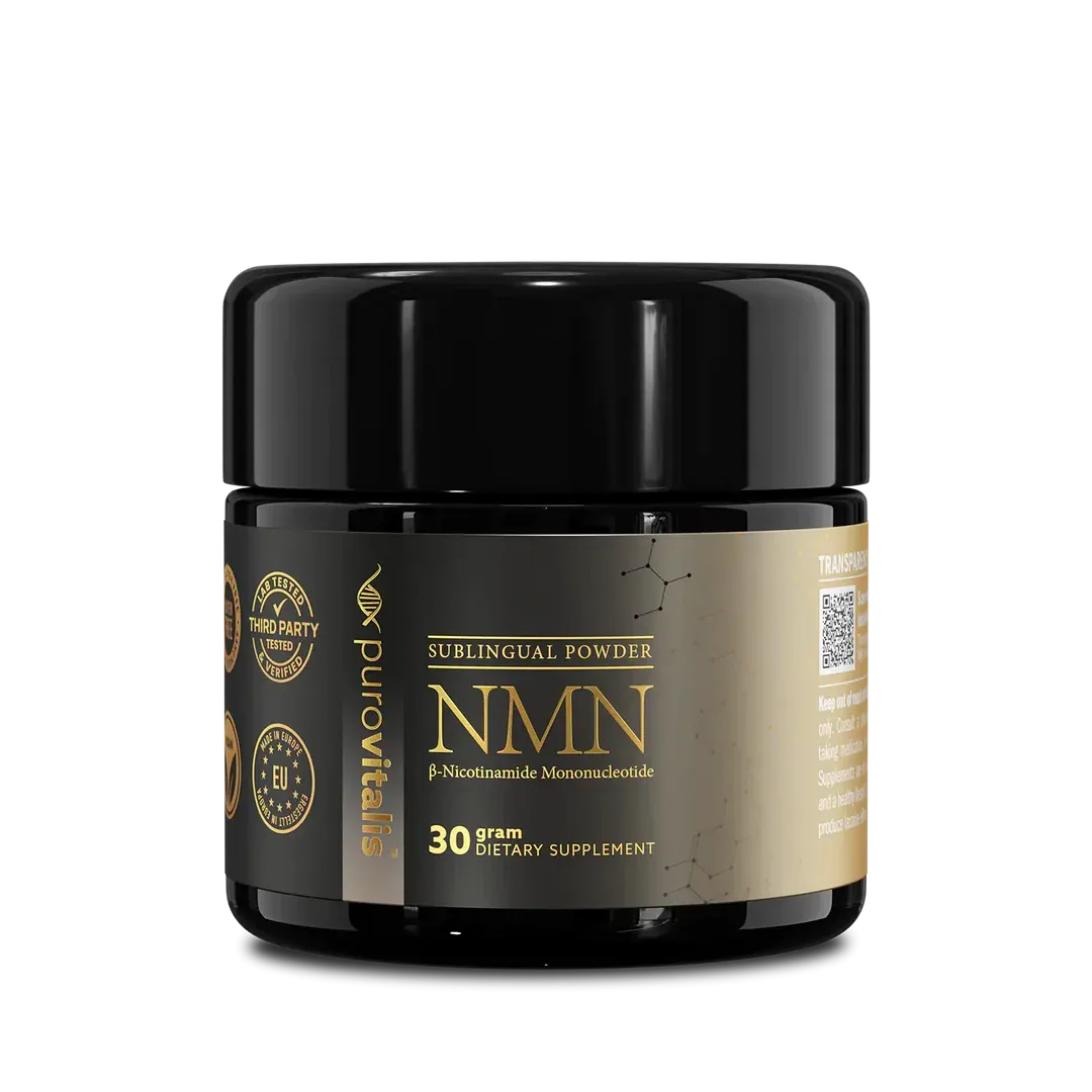 NMN Pure Powder 30 gram Purovitalis Longevity