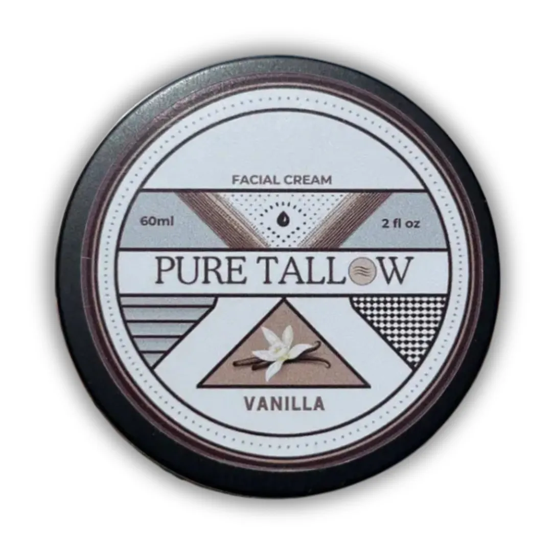 Pure Tallow Facial Cream Vanilla 60 ml