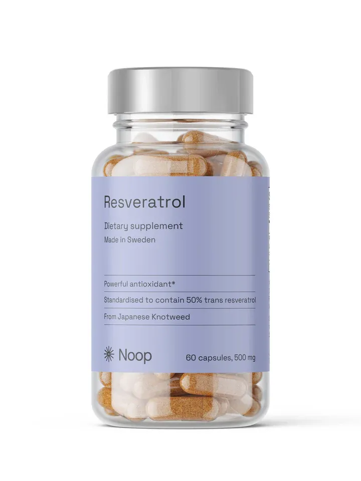 Resveratrol 500 mg 60 kapslar Noop