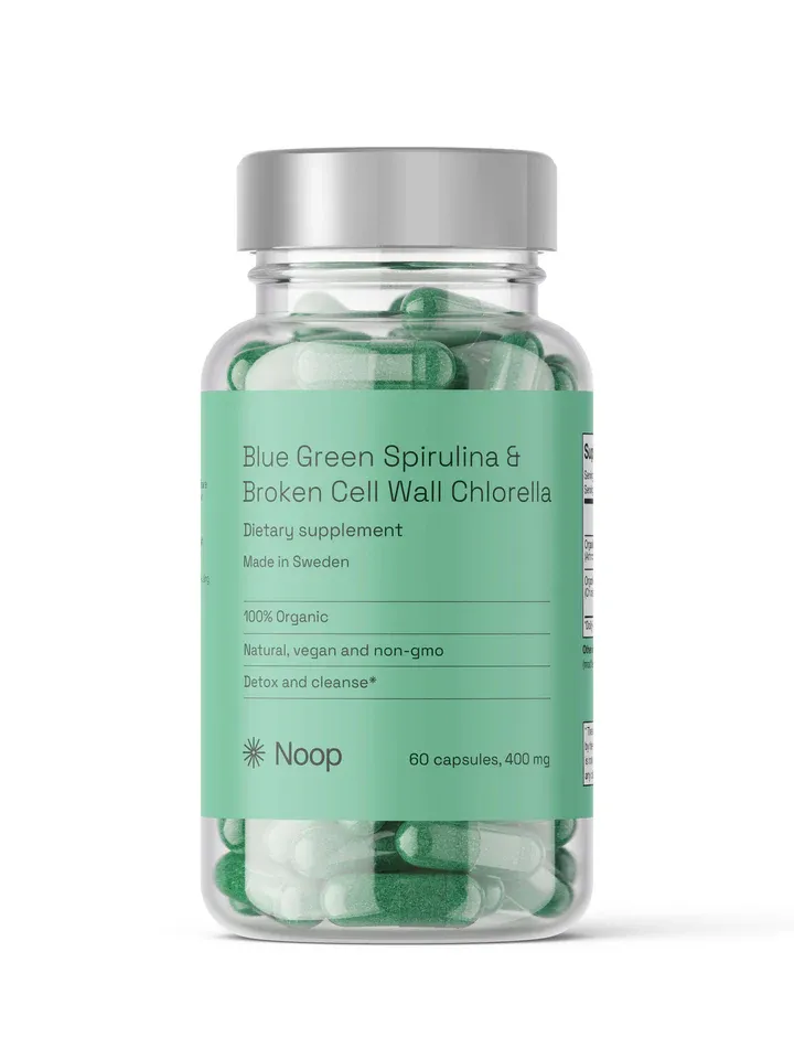Spirulina & Chlorella 60 kapslar Noop