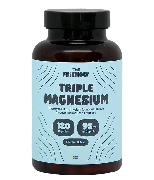 Triple Magnesium 120 kapslar The Friendly Fat Company