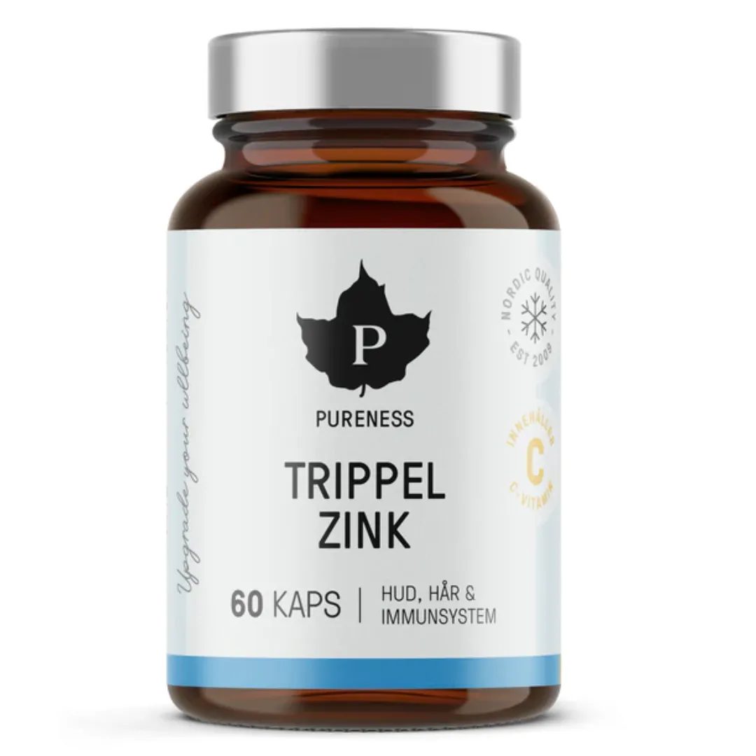 Trippel Zink Pureness - 60 Tabletter