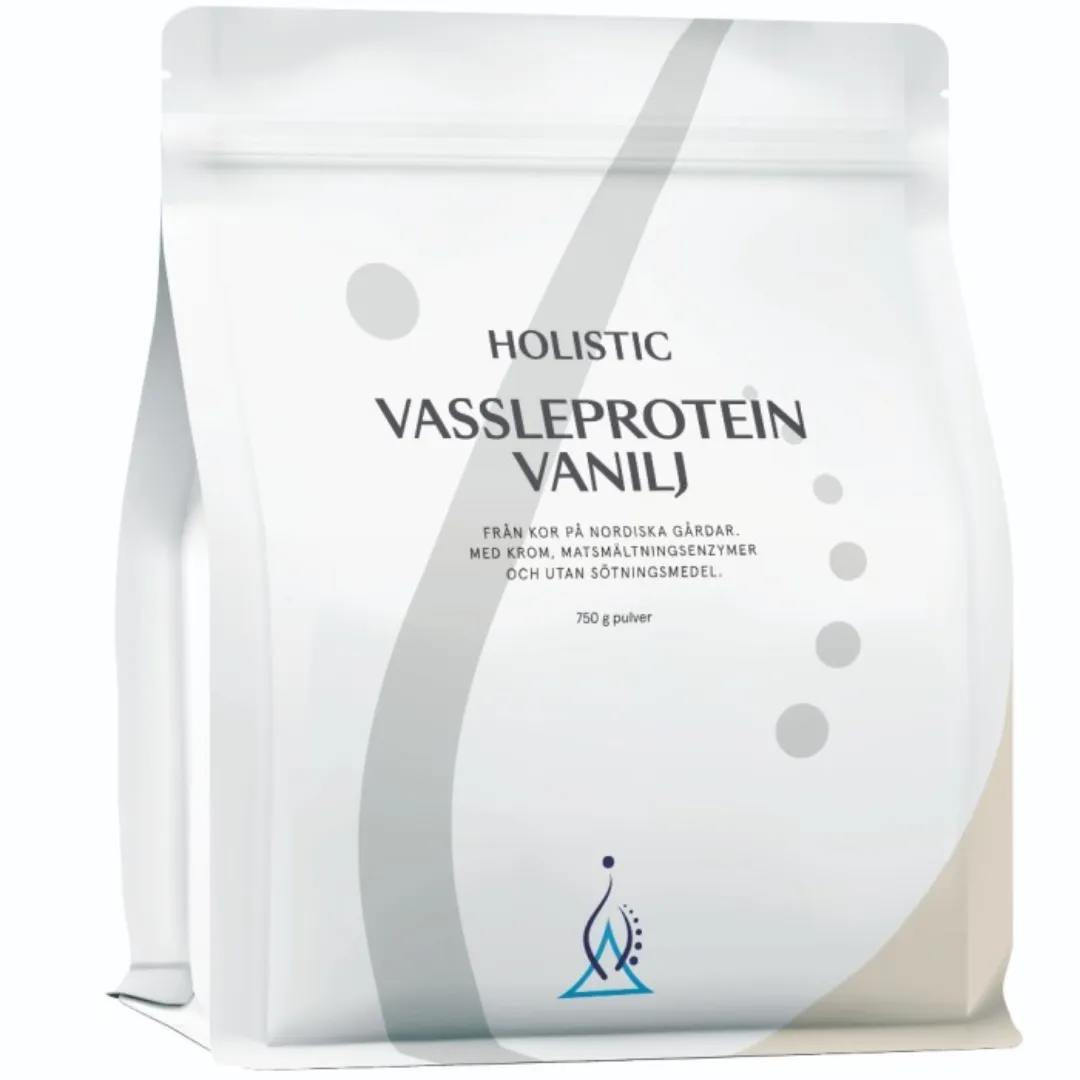 Vassleprotein Vanilj 750 gram Holistic